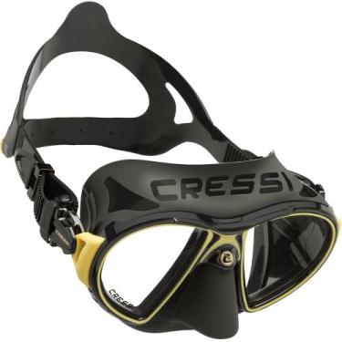 Imagem de Máscara De Mergulho Cressi Zeus - Cressi, Único, Preto, Amarelo