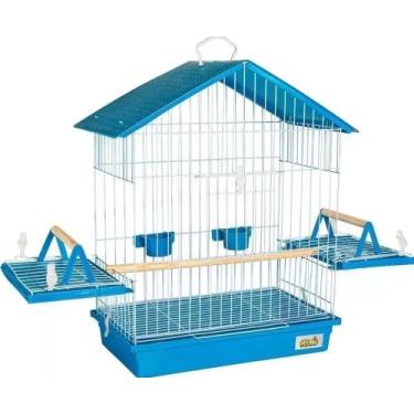 Imagem de Gaiola Viveiro Calopsita Agapornis E Outros Pássaros Manso - Jetplast