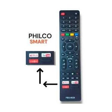 Imagem de Controle Remoto Compativel Tv Philco PTV58F80SNS 4K FBG-9028