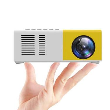 Imagem de Mini Projetor Led Portátil Full Hd 600 Lumens Usb Av Yg300 - Hamy