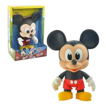 Imagem de Boneco Mickey Mouse Baby Articulado Em Vinil - Líder - Líder Brinquedo