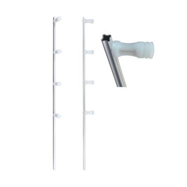 Imagem de 30 Hastes Estrela 75cm para Cerca Elétrica c 4 Isoladores - hombrus