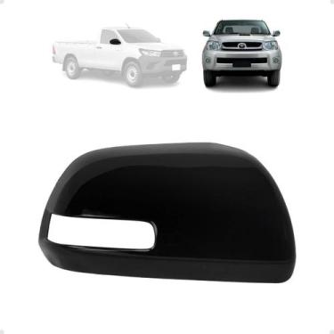 Imagem de Capa retrovisor toyota hilux 2012 a 2015 black piano lado direito - BL