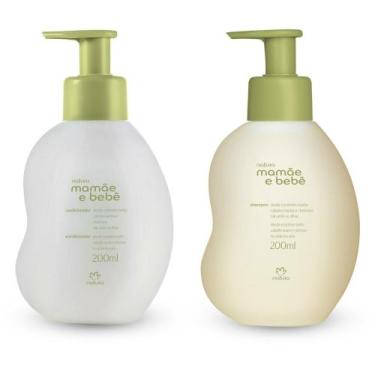 Imagem de Kit Shampoo + Condicionador natura mamãe bebê 200 ml cada