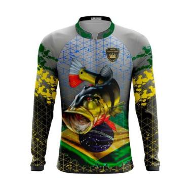 Imagem de Camisa Camiseta de pesca proteção UV50+ SK13 - SUPER KING, P