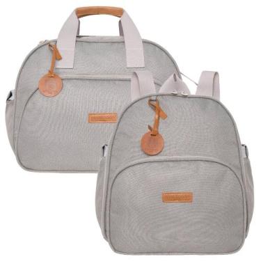 Imagem de Kit Bolsas Maternidade Pirulitando G+M Essência Cinza - Pirulitando Ba