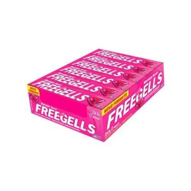 Imagem de Drops Freegells Caixa C/12unid, Morango