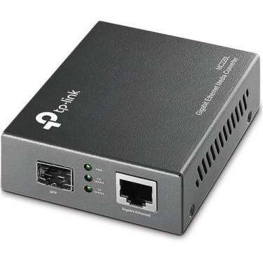 Imagem de Conversor Adaptador de Mídia Fibra Ótica Gigabit Sfp MC220L Tp-link
