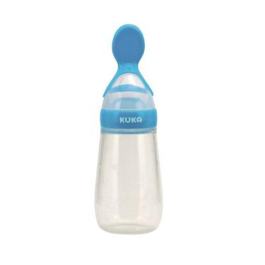 Imagem de Colher Dosadora Azul Papinha Do Bebê Em Silicone - Kuka