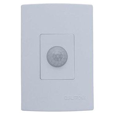 Imagem de Sensor de Presença Fotocélula 180º Bivolt Branco Qualitronix