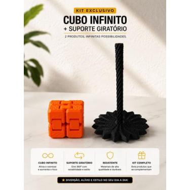 Imagem de Kit 2 Brinquedo Sensorial Estrela Anti Stress Relaxante cubo - MLBPEL,