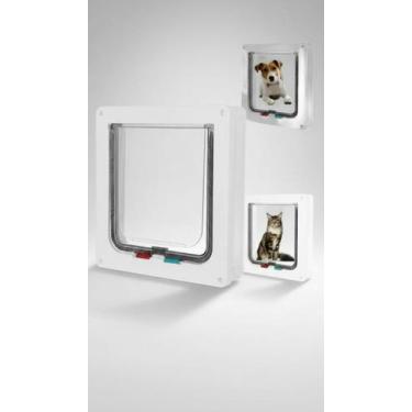 Imagem de Porta Pet Gatos e Cães Grandes Acesso Livre Branco - Congratulations S