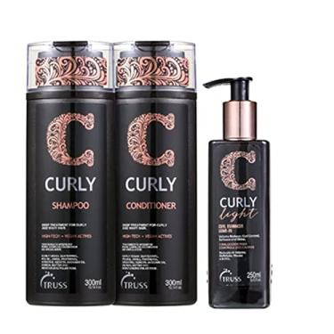 Imagem de Truss Curly Sh 300ml + Cd 300ml + Curly Light 250ml