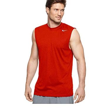 Imagem de Camiseta Nike Legend Poly sem mangas, Gym Red, 3X-Large