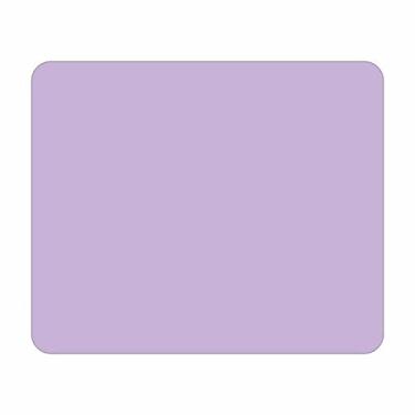 Imagem de Mouse pad de cor lisa - Suprimentos para mesa de trabalho de computador - Presente de papelaria para escritório ou decoração de casa, Lavender