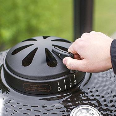 Imagem de Dracarys Chaminé de alumínio fundido carvão Kamado para Vision Grills Classic B Series 45 cm Pit Boss 71220, 71240