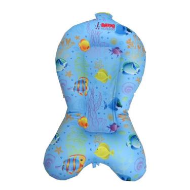 Imagem de Almofada Para Banho Bebê Banheira Super Macia Confortável