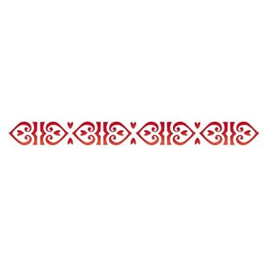 Imagem de Stencil de Acetato para Pintura OPA Simples 04 x 30 cm - 449 Borda Corações