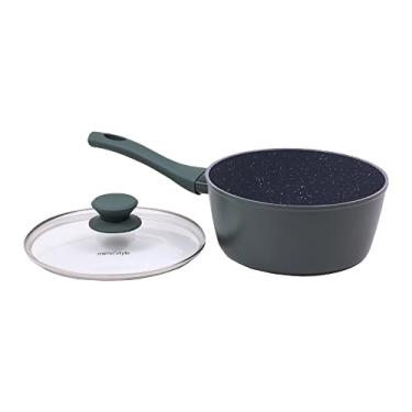 Imagem de Mimo Style Panela Cook 20cm/2,25L - Estrutura em Alumínio, Revestimento Cerâmico. Alças e Cabos Soft-Touch. Fogão a Gás, Elétrico, Vitrocerâmico e Sistema de Indução (Jade - Verde)