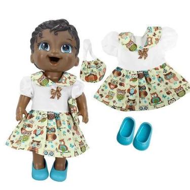 Roupa boneca baby alive hasbro original - kit recém nascido no Shoptime