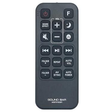 Imagem de AKB75155301 Controle remoto de substituição aplicável para LG Sound Bar SJ5 SJ5Y SJ5Y-S SPJ5B-W Soundbar
