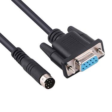 Imagem de Cabo de série macho de 2,4 m DB9 para RS232 MD 8p para Rockwell AB MicroLogix 1400 PLC Programming 1761-cbl-pm02