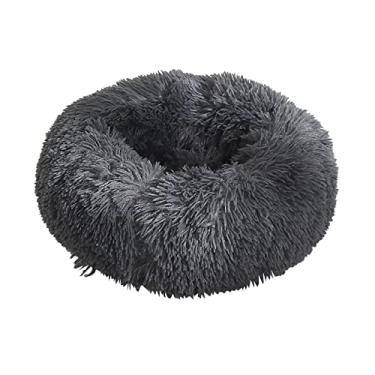Imagem de Camas de cachorro cama de cachorro calmante donut fofo cama de gato donut redonda donut cama para animais de estimação para gatos e cães pequenos aconchegante macio interior gato cama almofada para animais de estimação, 7, P