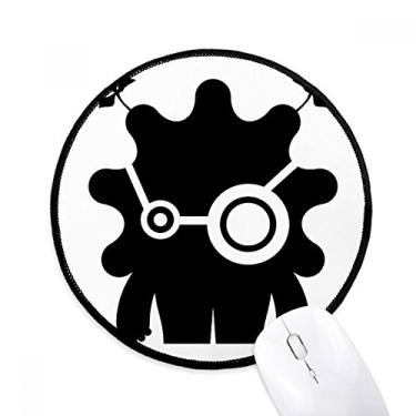 Imagem de Universo Alienígena e Monstro Alienígena Mouse Pad Desktop Office Tapete Redondo para Computador