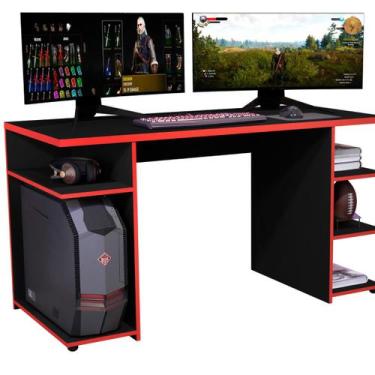 Imagem de Mesa Gamer Black/Vermelho Xp1000 - Giga Moveis