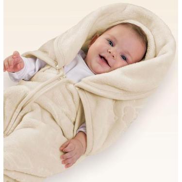 Imagem de Cobertor Baby Sac Touch Texture Bege - Jolitex Ternille - 789617675400