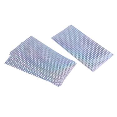 Imagem de SM SunniMix 5 peças de fita isca de pesca cor brilhante 10x20 cm/3,9x7,9 pol. - prata