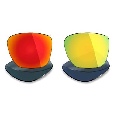 Imagem de 2 pares de lentes polarizadas de substituição da Mryok para óculos de sol Oakley Two Face XL – Opções