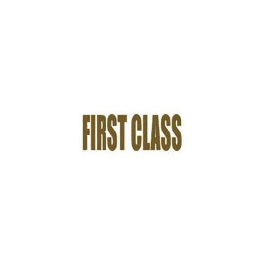 Imagem de Carimbo autotintado grande First Class - Marrom