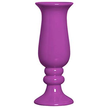 Imagem de Vaso Imperial Pé De Ceramica Ceramicas Pegorin Orquidea