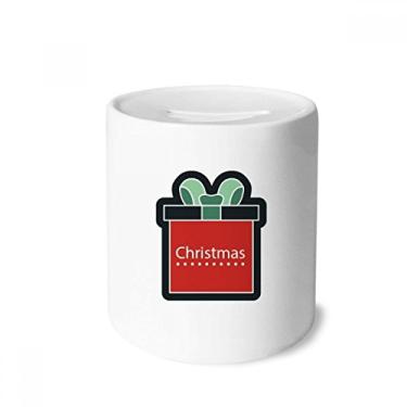 Imagem de DIYthinker Caixa de moedas de cerâmica com ícone de desenho de Natal