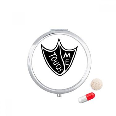 Imagem de Touch Me Bolsa de comprimidos com citação de pé de pato, caixa de armazenamento de remédios