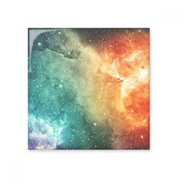 Imagem de Nebulosa Adjacente Pequeno Padrão de Nebulosa Azul Azulejo de Cerâmica Brilhante Decalque Pedra Adorna de Tijolos Vitrificados
