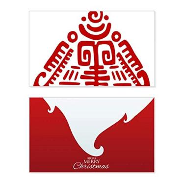 Imagem de Totems Pirâmide Mexicana de Civilização Antiga Feriado Feliz Natal Cartão de Parabéns Mensagem de Natal