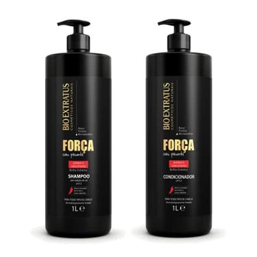 Imagem de Kit Força Com Pimenta Crescimento 2l Bio Extratus Sh+cond 1L