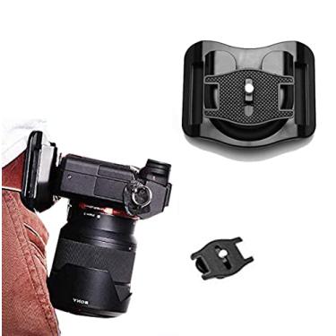 Imagem de Coldre para câmera, coldre com clipe para câmera SLR DSL, carregue sua máquina leve do cinto - suporte de cinto de transporte na cintura