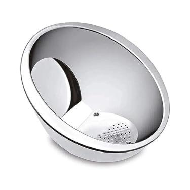 Imagem de ESCORREDOR DE ARROZ EM AÇO INOX 22CM