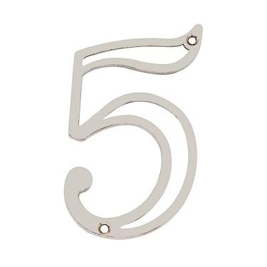 Imagem de Numero Residencial 5 Silvana Colonial - Niquelado