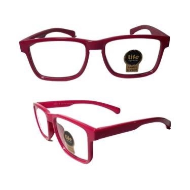 Imagem de Armação Oculos Grau Rosa Infantil Flexível Silicone
