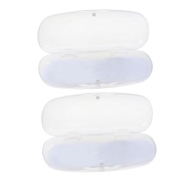 Imagem de WOFASHPURET 2Pcs Caixas estojo para óculos organizador oculos organizador oculos óculos sol flip para homens óculos esqui suporte para fone ouvido copos porta-óculos
