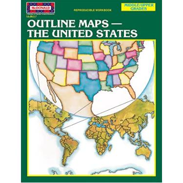 Imagem de McDonald Publishing Mapas de Resumo: Livro de Trabalho Reprodutível dos Estados Unidos