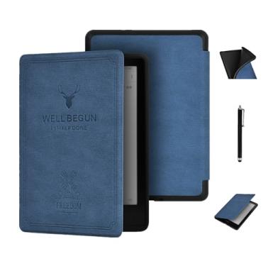 Imagem de Capa para Kindle de 6 polegadas (11ª geração - modelo lançado em 2022: C2V2L3) - Capa TPU à prova d'água, à prova de quedas e durável, fina e confortável