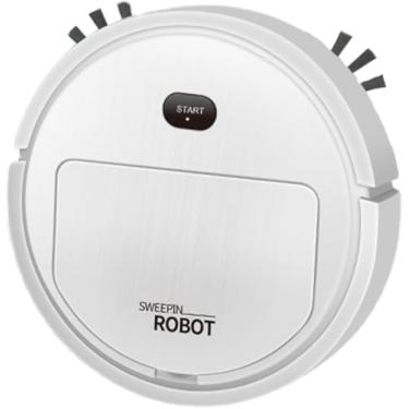 Imagem de CROKZ Aspirador Robô e Esfregão - 2 em 1, Aspirador Robô de Alto Desempenho, Design Fino e Silencioso, Limpeza com as Mãos Livres para Carpetes e Pisos Duros