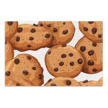 Imagem de Chocolate Chip Cookies Puzzles Jigsaw, Funny Puzzles for Adults, Adult Puzzle, 500 Piece Puzzle for Adults