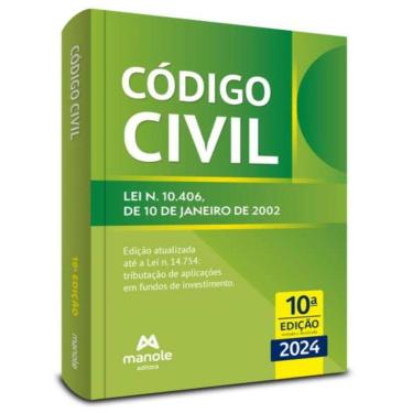Imagem de Codigo Civil - Lei N. 10.406, De 10 De Janeiro De 2002 - 10ª Ed
