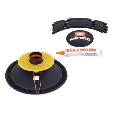 Imagem de Kit Reparo Woofer Alto Falante Jbl 10mg600 8 Ohms